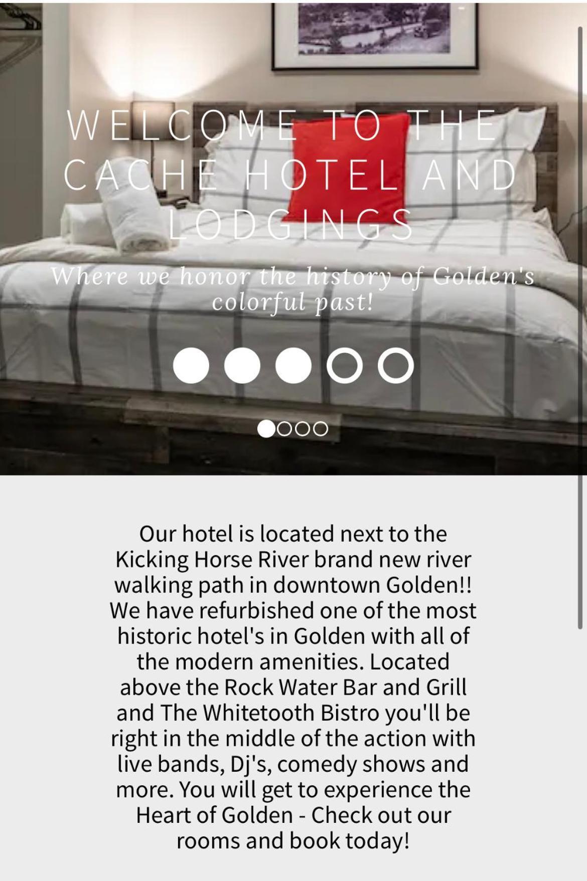 The Cache Hotel And Lodgings Golden Exterior photo